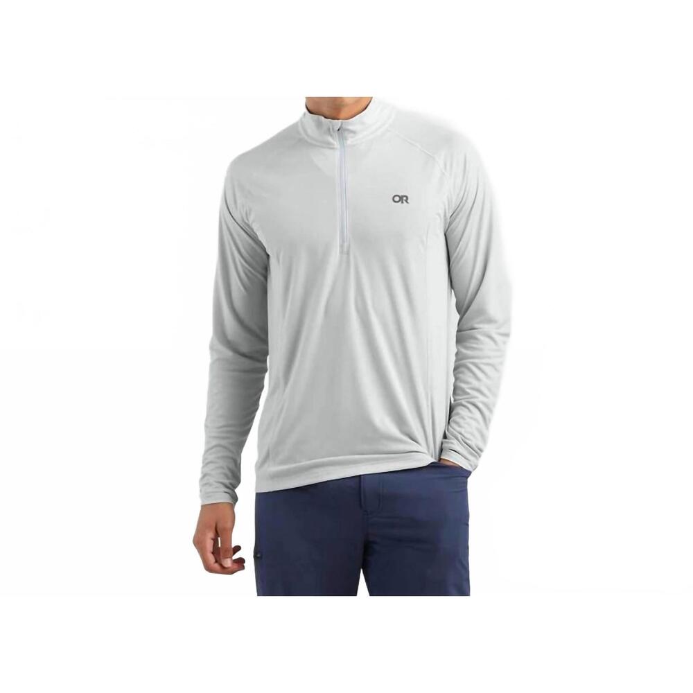 NEW OUTDOOR RESEARCH echo quarter zip jacket in pebble